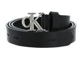 Calvin Klein Round Mono Leather Belt W130 Black Calvin Klein Round Mono Leather Belt W130 Black