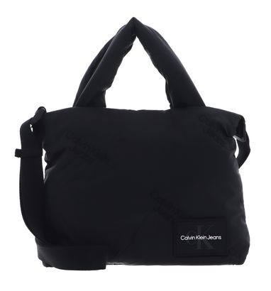 Calvin Klein CKJ Puffy AOP Micro Tote Black