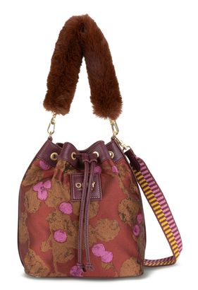 Oilily Bella Drawstring Bag Decadent Chocolate