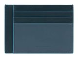 PIQUADRO Blue Square Pocket Credit Card Pouch RFID Green / Grey