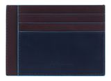 PIQUADRO Blue Square Pocket Credit Card Pouch RFID Purple / Blue PIQUADRO Blue Square Pocket Credit Card Pouch RFID Purple / Blue