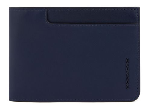 PIQUADRO Tiger Men’s Wallet with Flip Up ID RFID Night Blue