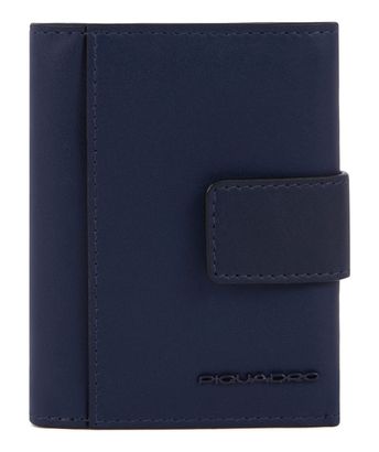 PIQUADRO Tiger Men`s Pocket Trifold Wallet RFID Night Blue