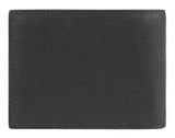 PIQUADRO Black Square Men’s Wallet with Flip ID RFID Black PIQUADRO Black Square Men’s Wallet with Flip ID RFID Black