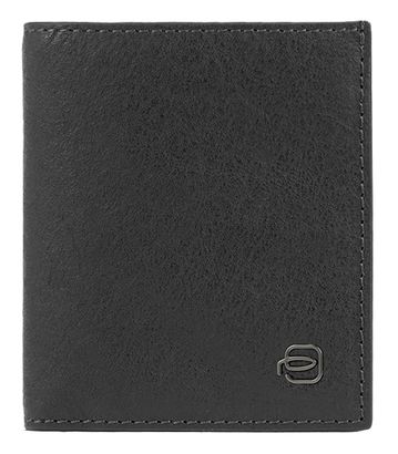 PIQUADRO Black Square Vertical Men´s Wallet RFID Nero