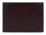PIQUADRO Blue Square Men’s Wallet with Flip ID Window and RFID Mogano PIQUADRO Blue Square Men’s Wallet with Flip ID Window and RFID Mogano