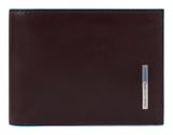 PIQUADRO Blue Square Men’s Wallet with Flip ID Window and RFID Mogano PIQUADRO Blue Square Men’s Wallet with Flip ID Window and RFID Mogano