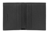 PIQUADRO Black Square Vertical Wallet Black PIQUADRO Black Square Vertical Wallet Black