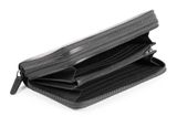 PIQUADRO Black Square Document Organizer Wallet Black PIQUADRO Black Square Document Organizer Wallet Black