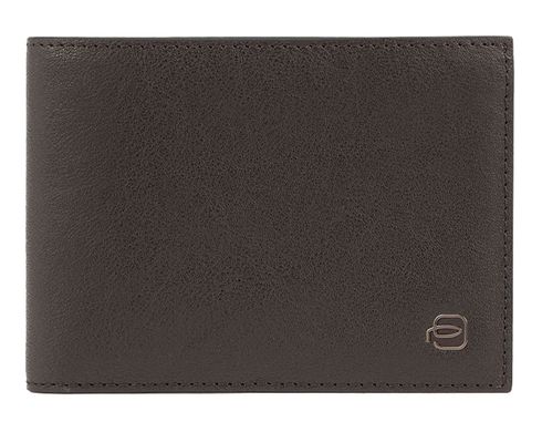 PIQUADRO Black Square Wallet Testa Di Moro