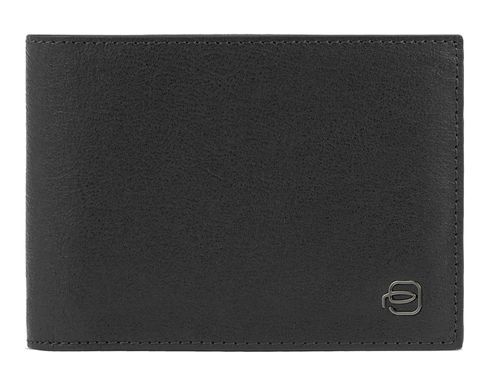 PIQUADRO Black Square Wallet Black