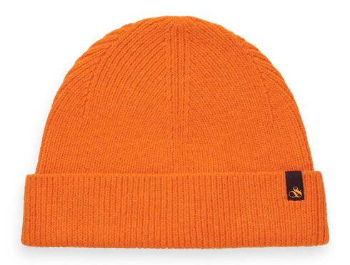 SCOTCH & SODA Blend Rib-Knit Beanie Siren