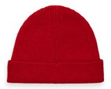 SCOTCH & SODA Blend Rib-Knit Beanie Ruby