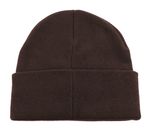 Calvin Klein CKJ Monologo Rubber Beanie Dark Chestnut