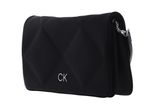 Calvin Klein Re-Lock Quilt Shoulder Bag Satin CK Black Calvin Klein Re-Lock Quilt Shoulder Bag Satin CK Black