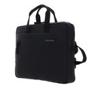 Calvin Klein Rubberized Slim Convertible Laptop Bag CK Black