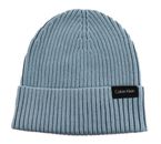 Calvin Klein Classic Cotton Rib Beanie Tropic Blue Calvin Klein Classic Cotton Rib Beanie Tropic Blue
