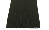 Calvin Klein Classic Cotton Rib Knit Scarf Dark Olive Calvin Klein Classic Cotton Rib Knit Scarf Dark Olive