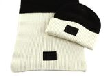 Calvin Klein CKJ Gifting Softies BEANIE SCARF BLOCK Black Calvin Klein CKJ Gifting Softies BEANIE SCARF BLOCK Black
