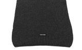 Calvin Klein Daddy Wool Knit Scarf Dark Gray