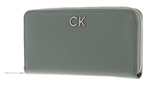 Calvin Klein Re-Lock Zip Around Wallet L Sea Spray