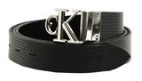 Calvin Klein CKJ Gifting Belt Rev Belt 3MM W70 Black Solid / Black Texture Calvin Klein CKJ Gifting Belt Rev Belt 3MM W70 Black Solid / Black Texture