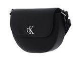 Calvin Klein CKJ Minimal Monogram Saddle Bag S Black Calvin Klein CKJ Minimal Monogram Saddle Bag S Black