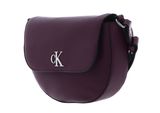 Calvin Klein CKJ Minimal Monogram Saddle Bag S Amaranth Calvin Klein CKJ Minimal Monogram Saddle Bag S Amaranth