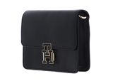TOMMY HILFIGER Pushlock Leather Crossover Bag S Black TOMMY HILFIGER Pushlock Leather Crossover Bag S Black
