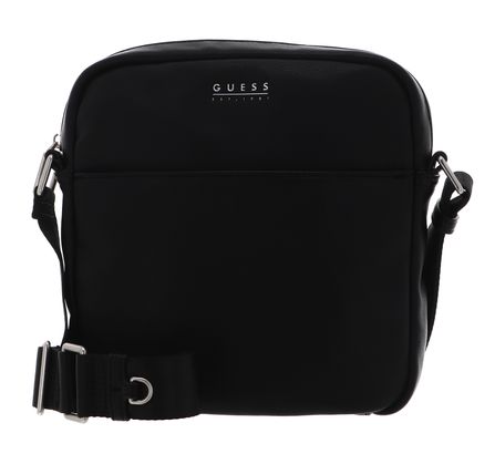 GUESS Fidenza Top Zip Crossbody Flat Black