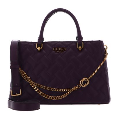 GUESS Gracelynn Girlfriend Satchel Plum