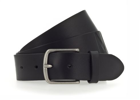 MUSTANG 40mm Leather Belt W80 Black