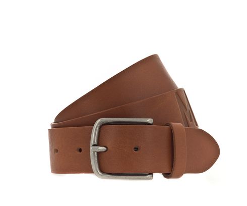 MUSTANG 40mm Leather Belt W85 Cognac