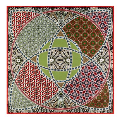 ROECKL Kaleidoskope Foulard Multi Khaki