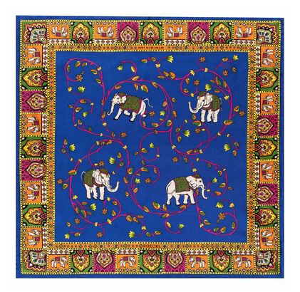 ROECKL Elephant Garden Foulard Multi Royal