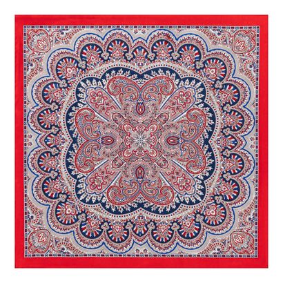 ROECKL Young Paisley Foulard Red / Navy