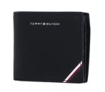 TOMMY HILFIGER TH Central CC Flap and Coin Wallet Black TOMMY HILFIGER TH Central CC Flap and Coin Wallet Black