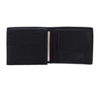 TOMMY HILFIGER TH Central CC Flap and Coin Wallet Black TOMMY HILFIGER TH Central CC Flap and Coin Wallet Black
