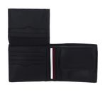 TOMMY HILFIGER TH Central CC Flap and Coin Wallet Black TOMMY HILFIGER TH Central CC Flap and Coin Wallet Black
