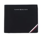TOMMY HILFIGER TH Central CC Flap and Coin Wallet Black TOMMY HILFIGER TH Central CC Flap and Coin Wallet Black