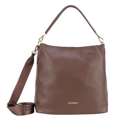 Bogner Pontresina Jessi Hobo Bag L Darkbrown