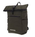TOMMY HILFIGER TH Monotype Rolltop Backpack Army Green