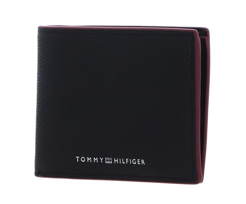 TOMMY HILFIGER TH Struc Leather Mini CC Wallet Black