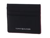 TOMMY HILFIGER TH Struc Leather CC Holder Black TOMMY HILFIGER TH Struc Leather CC Holder Black