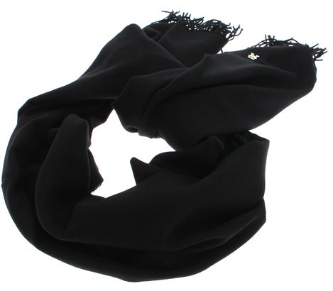 TOMMY HILFIGER Limitless Chic Wool Scarf Black