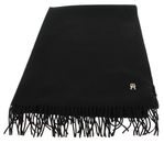 TOMMY HILFIGER Limitless Chic Wool Scarf Black