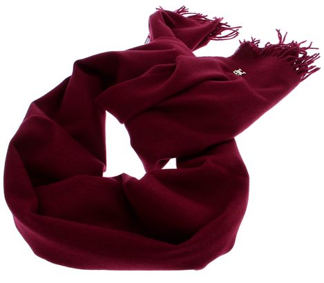 TOMMY HILFIGER Limitless Chic Wool Scarf Rouge