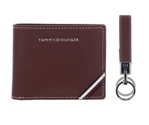 TOMMY HILFIGER Gifting Mini CC Wallet and Keyfob Tan