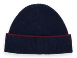 SCOTCH & SODA Soft Rib-Knit Beanie Night SCOTCH & SODA Soft Rib-Knit Beanie Night