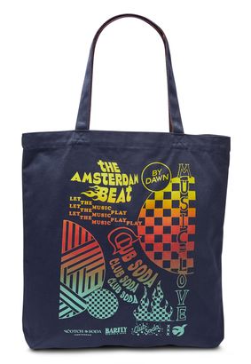 SCOTCH & SODA Canvas Artwork Tote Night